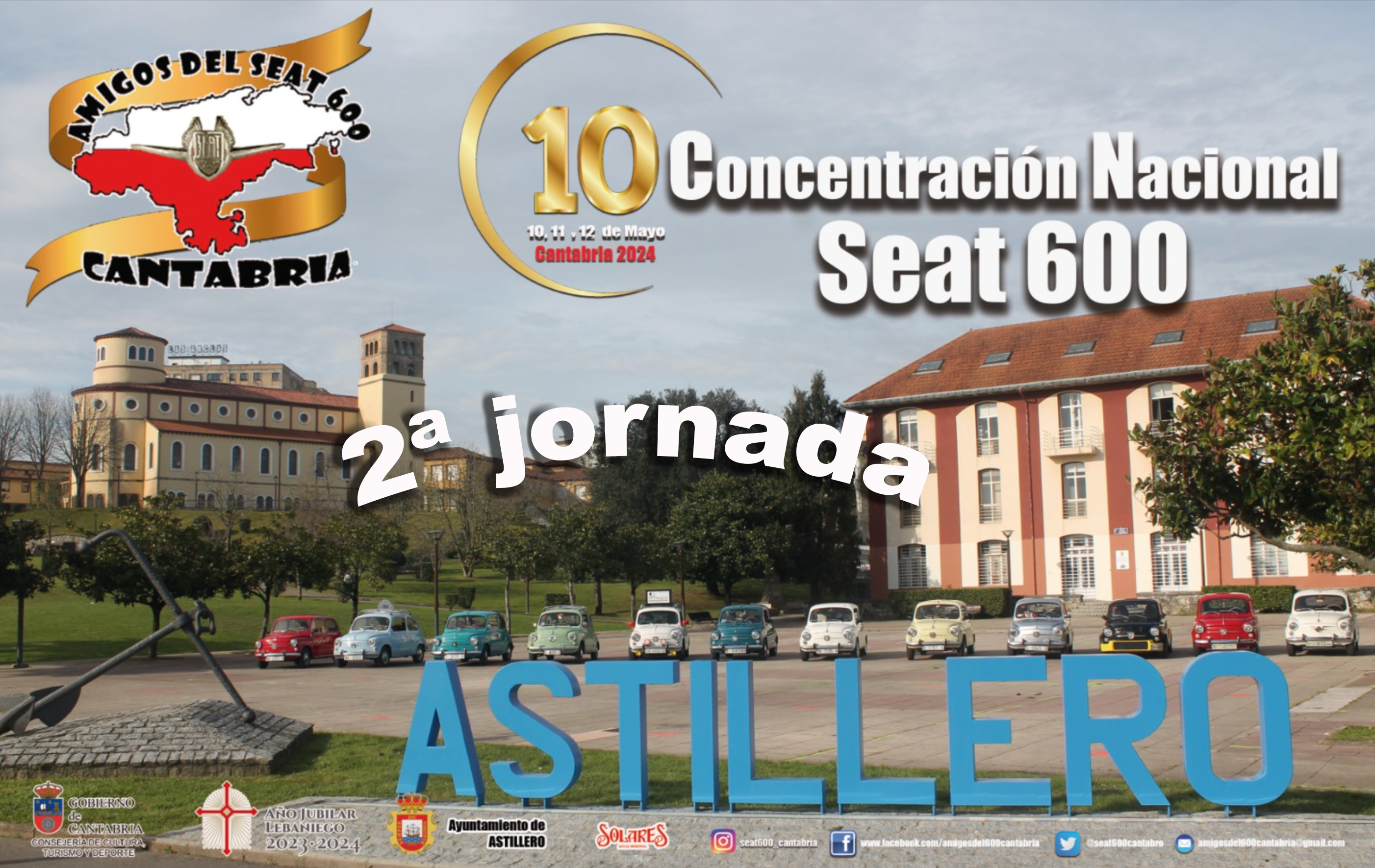 2ª jornada de la X concentración nacional de Seat 600 de Cantabria